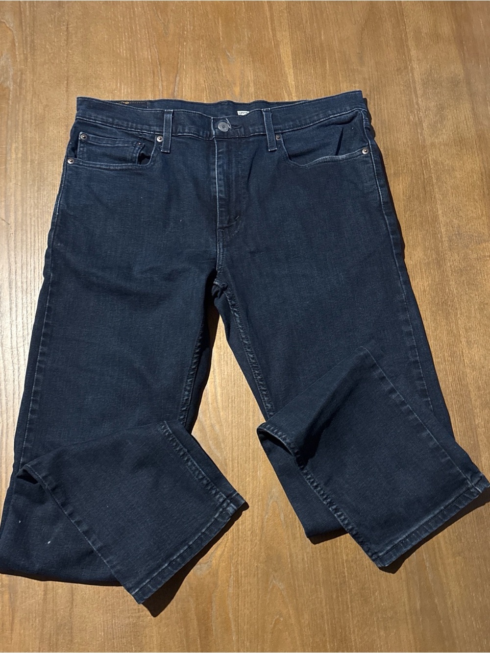 Levi's Men's Navy Straight Jeans